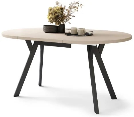 Jedálenský stôl ARTUR béžový/čierny