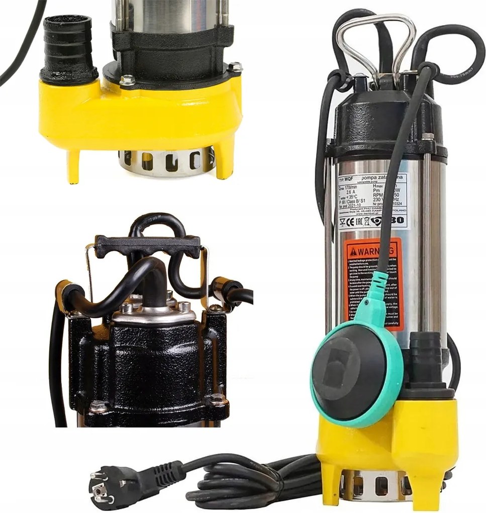 Ponorné Čerpadlo Na Odpadovú Vodu, Žumpa Na Špinavú Vodu S Plovákom Wqf 180 Ibo