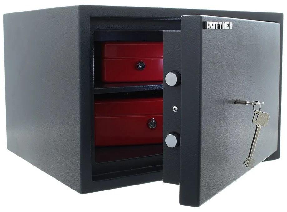 Rottner Nábytkový trezor POWER SAFE 300, mechanický S2, 300 x 445 x 400 mm, 24 l