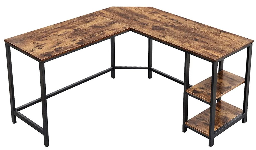 Pracovný stôl  76 × 138 × 138 cm VASAGLE