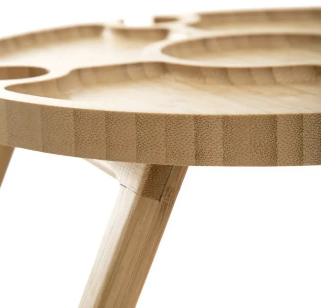 Servírovací stolík BAMBOU hnedý 892603