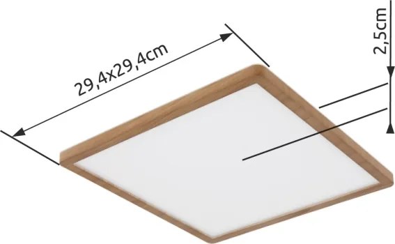 Globo 41563-18WW - LED Stmievateľné kúpeľňové svietidlo SAPANA LED/18W/230V IP44