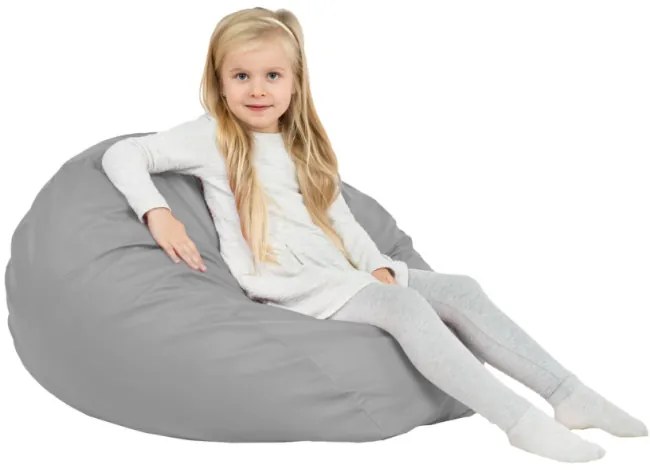 Sedací vak SAKO svetlosivý ekokoža