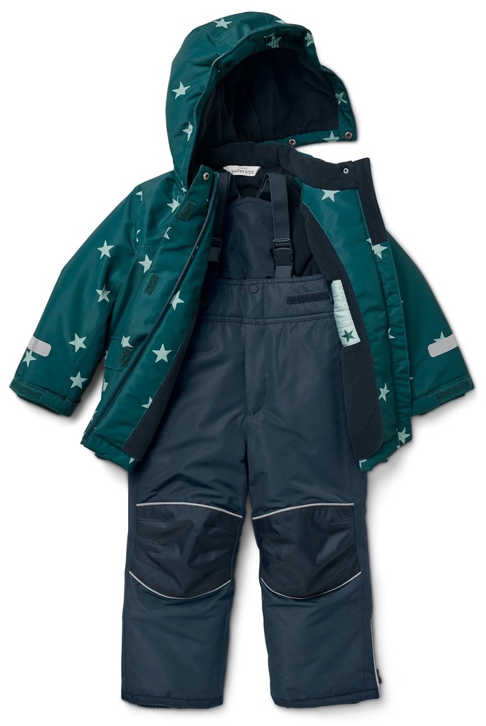 2-dielna detská zimná súprava, hviezdy