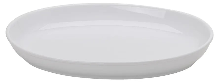 Plytký tanier biely 35 x 23 cm - Elements - 492053