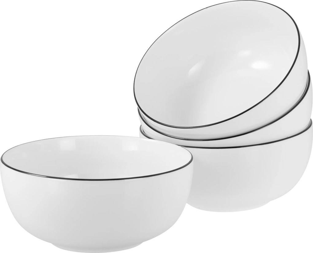 XXXLutz SADA MÍS porcelán keramika 4-dielne 16 cm Creatable - Misky & misy - 007768049001