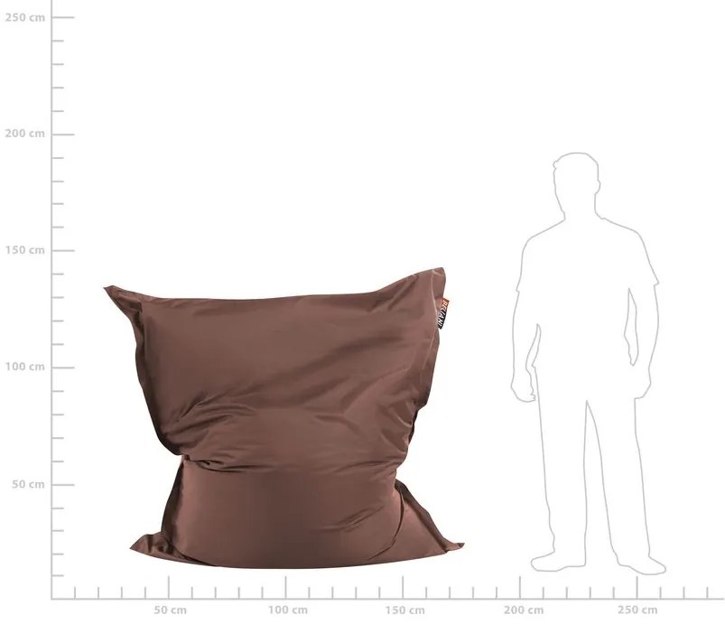 Sedací vak 140x180 cm Xl (zlatohnedá). Vlastná spoľahlivá doprava až k Vám domov. 1009275