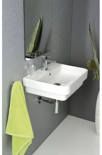 Isvea - Umývadlo na dosku SOTT AQUA 48x42 cm keramika/biela