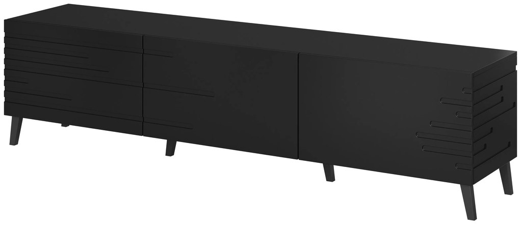 Cama Čierny TV stolík Nova