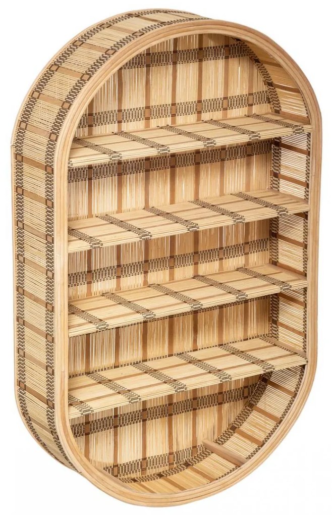 Nástenná polica z bambusu Lou Atmosphera 9501, 91 cm