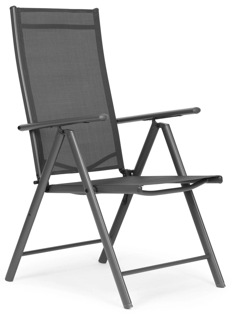 Komplet 2 záhradných stoličiek, sivé MultiGarden
