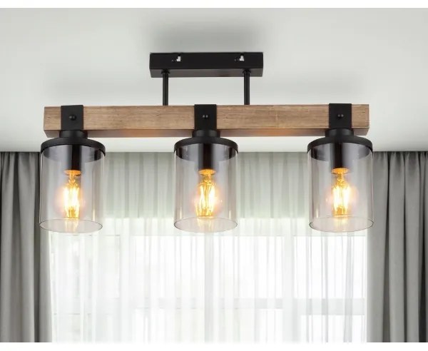 Globo 15555-3D - Prisadený luster LILA 3xE27/60W/230V