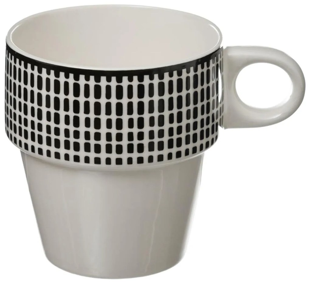 Porcelánový hrnček so stojanom Bohemia 260 ml sada 4ks