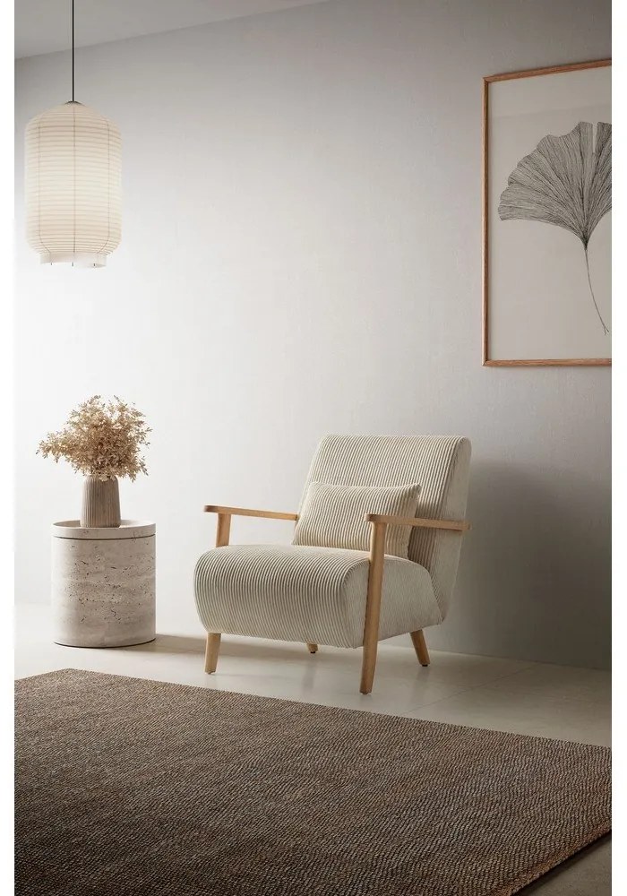 Béžové kreslo Bonnie – Marckeric