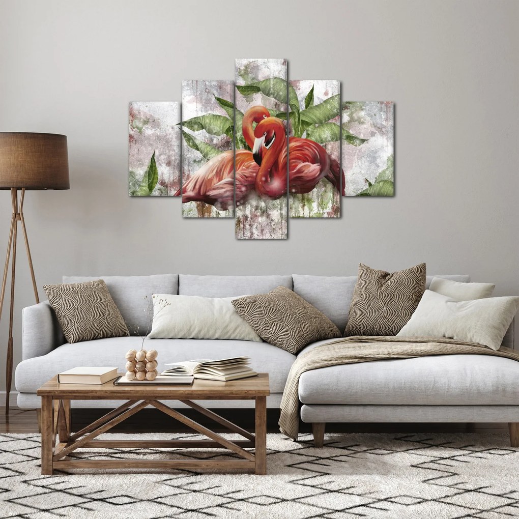 Obraz - Plameniaky (150x105 cm)