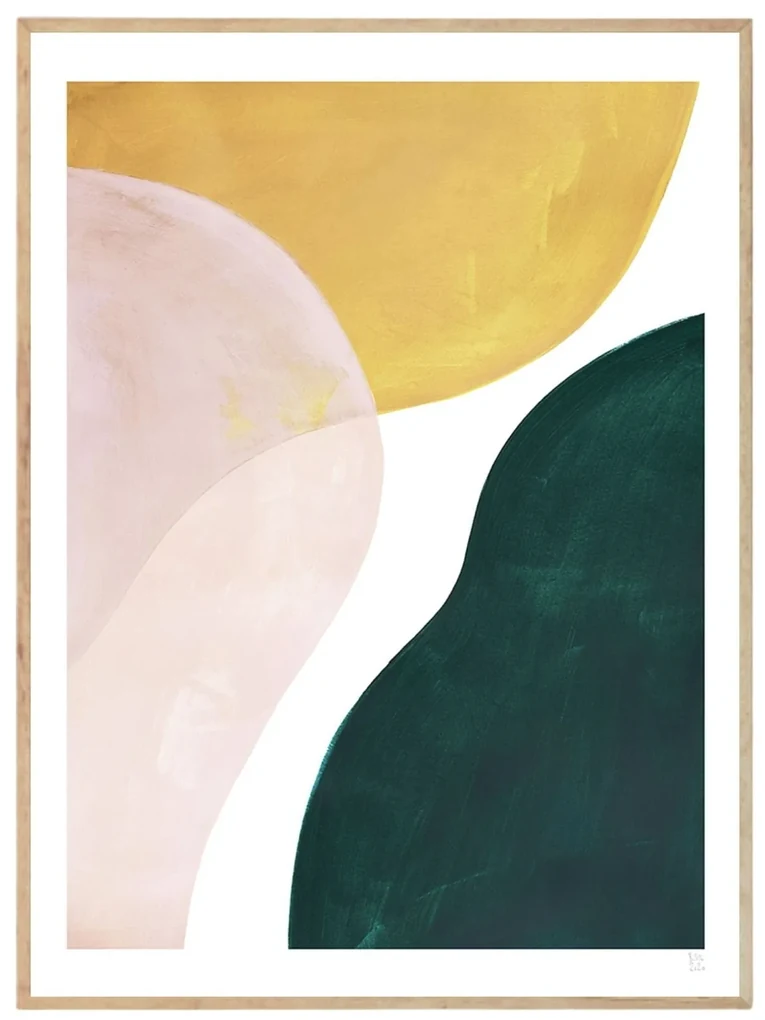 THE POSTER CLUB Autorský plagát Transparent Rosa by Berit Mogensen Lopez 50x70 cm