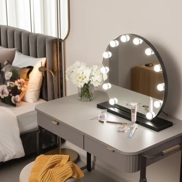 Brilagi - LED stmievateľné make-up zrkadlo HOLLYWOOD LED/12W/230V 3000-6500K