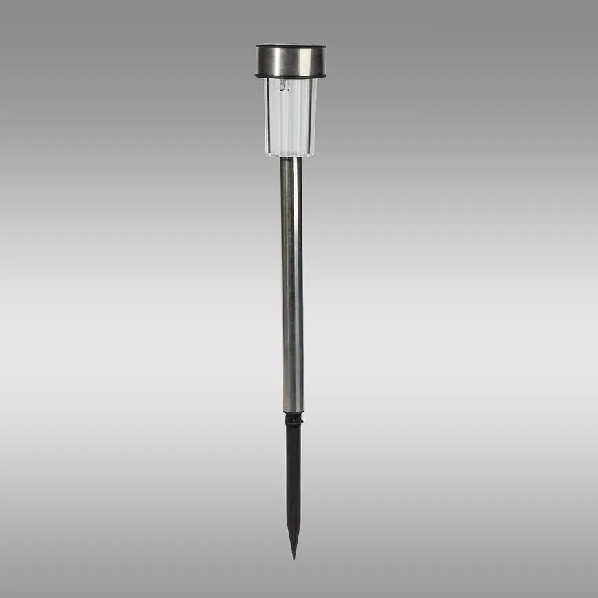 Solárna lampa Stal VO0814 Chrome