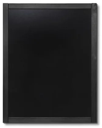 Kriedová tabuľa Classic, čierna, 70 x 90 cm