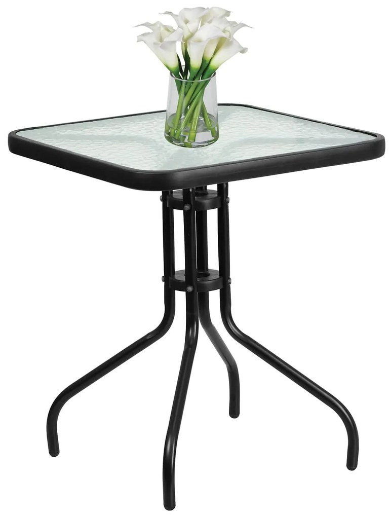Dekorstudio Štvorcový stôl na balkón ISLAND 60cm