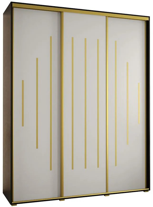 Skriňa 45 Canaris 12 200 čierna/biela/gold