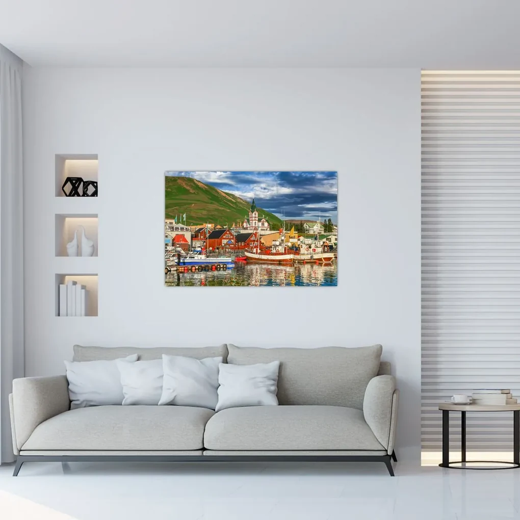 Obraz - Húsavík (90x60 cm)