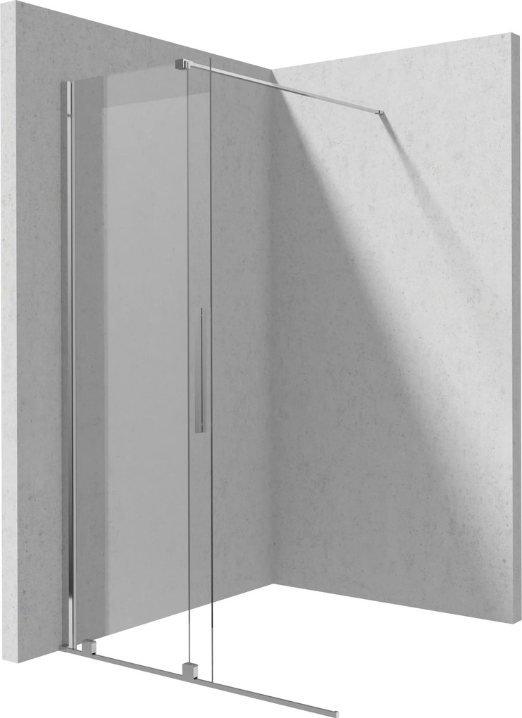 Deante Sprchová zastena Walk-in Prizma, posuvná - KTJ 039R 90 cm, chróm - bez vaničky