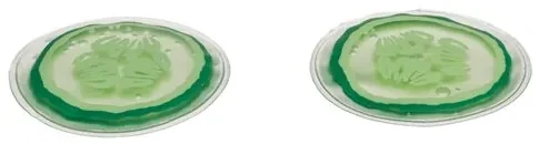 Gélové chladiace vankúšiky na oči Cucumber, 2 ks