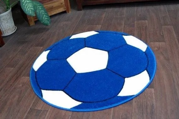 MAXMAX Detský koberec KOPAČÁK modrý