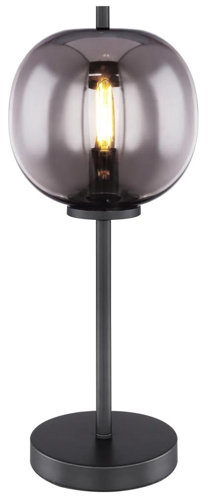 GLOBO Stolná moderná lampa BLACKY, 1xE14, 40W