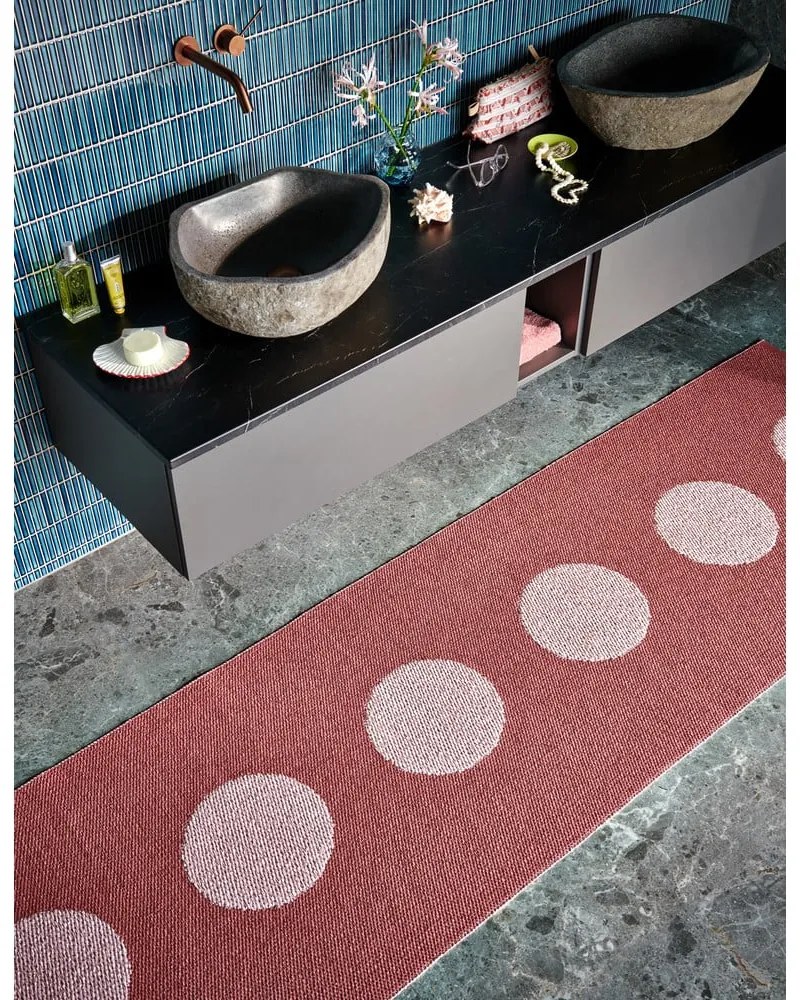 Svetločervený vnútorný a vonkajší behúň 70x200 cm Vera Pop Blush – Pappelina