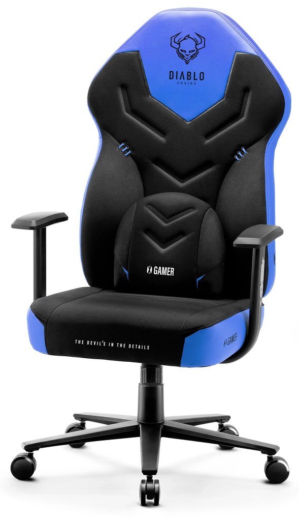 Herné kreslo Diablo X-Gamer 2.0 Normal Size čierno-modré