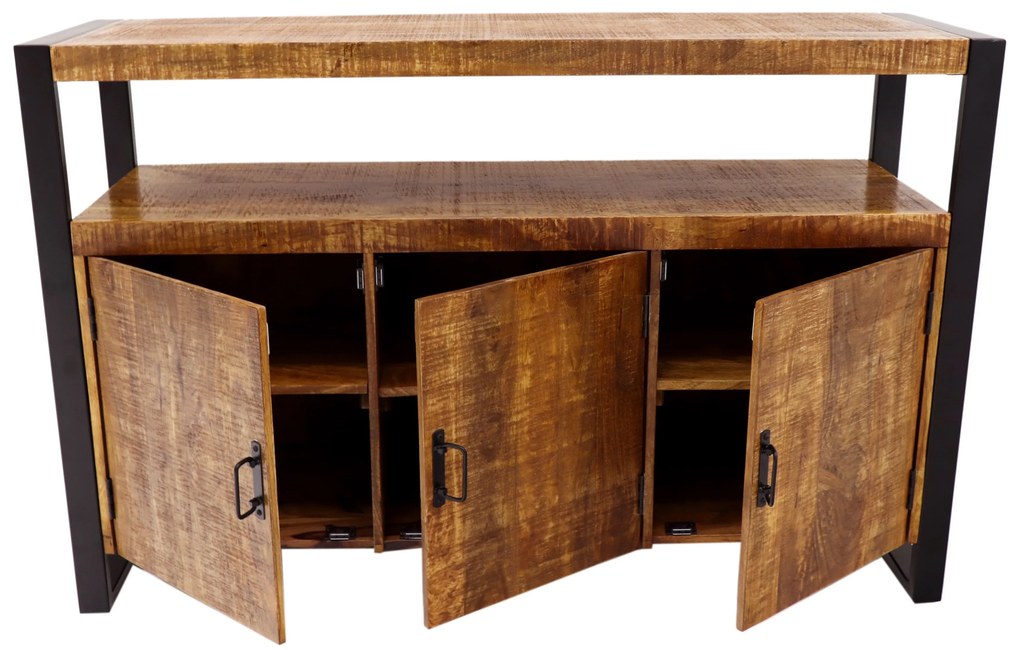 furniture-nabytek.cz - Rustikálna komoda z mangového dreva 140x90x45