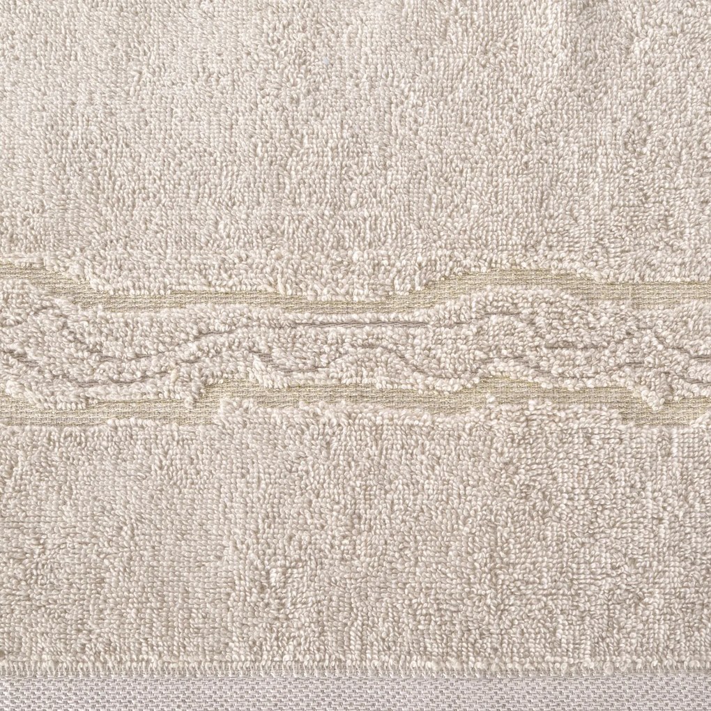 BAVLNENÝ UTERÁK KARIN SADA 6KS 50X90 CM BÉŽOVÁ