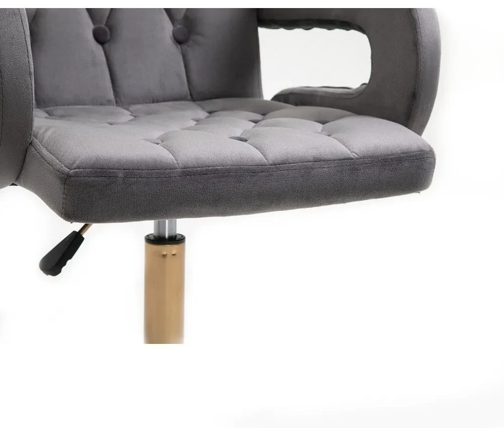 LuxuryForm DESIGN Stolička BOSTON VELUR na čiernom kríži - šedá