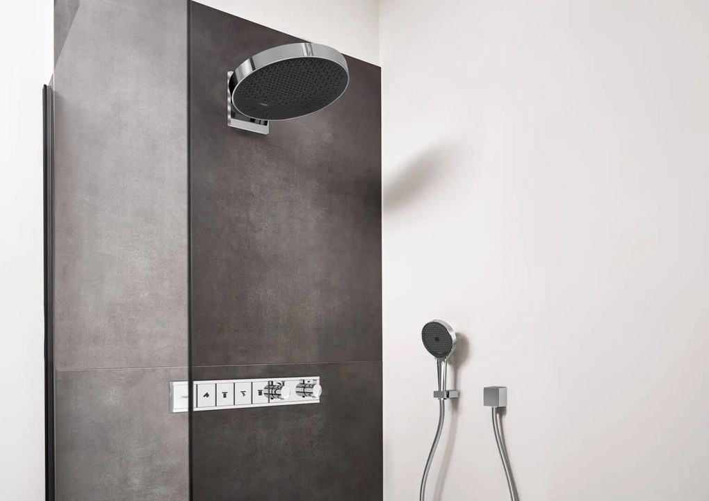 Hansgrohe RainSelect, batéria pod omietku na 4 spotrebiče, chrómová, HAN-15382000