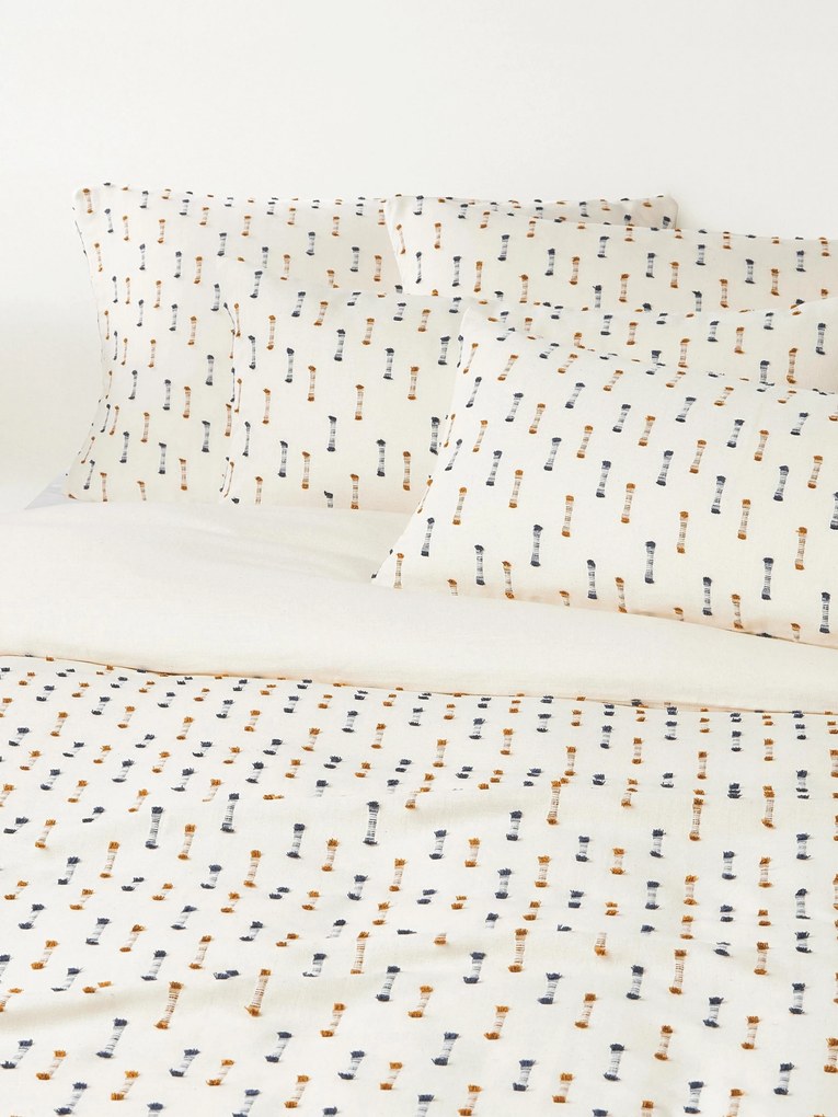 Bavlnená obliečka na paplón so všívanými strapcami Lenja