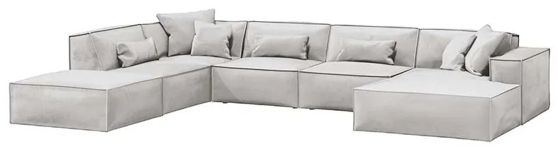 PROXIMA.store - Modulárny gauč GAREDO MAX DRUH LÁTKY: MAGIC VELVET - 2202