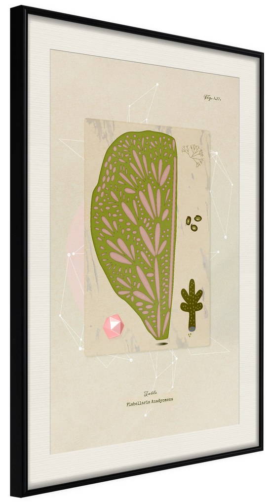 Artgeist Plagát - Abstract Tree [Poster] Veľkosť: 20x30, Verzia: Čierny rám s passe-partout