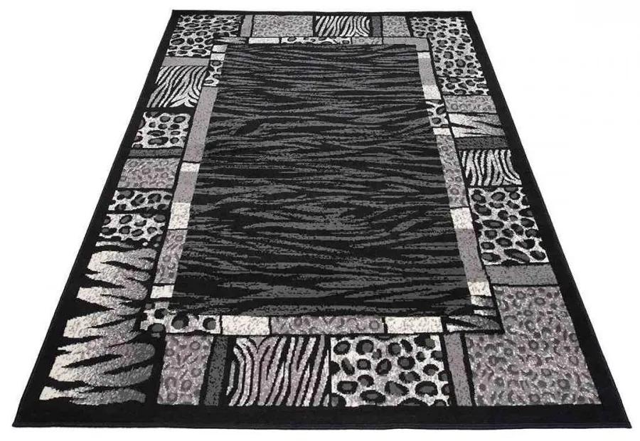 Kusový koberec PP Petro čierny 160x220cm