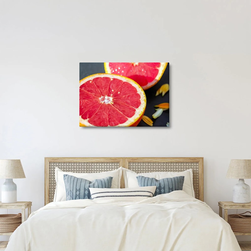 Obraz rozkrojených grapefruitov (70x50 cm)