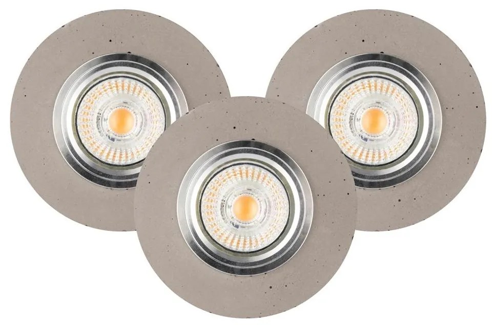 Spot-Light 2511336 - SADA 3x LED Podhľadové svietidlo VITAR 1xGU10/5W/230V SP0751