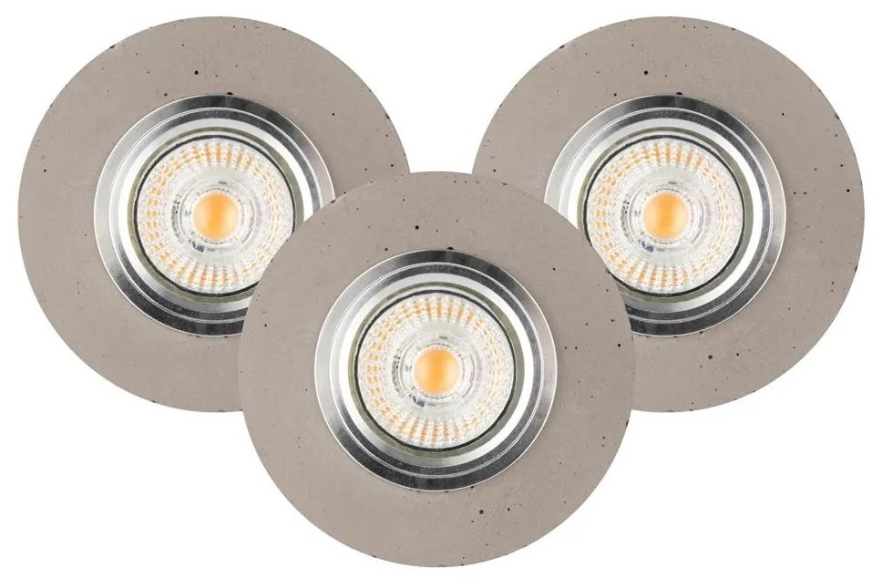 Spot-Light Spot-Light 2511336 - SADA 3x LED Podhľadové svietidlo VITAR 1xGU10/5W/230V SP0751