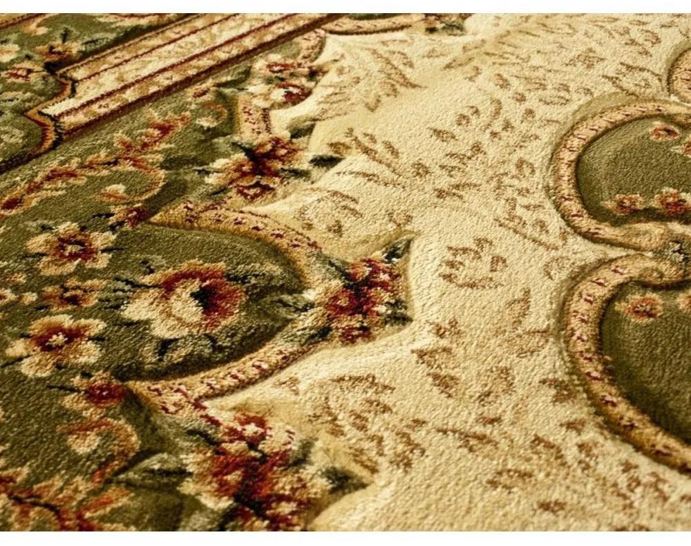 Kusový koberec klasický vzor zelený 300x400cm