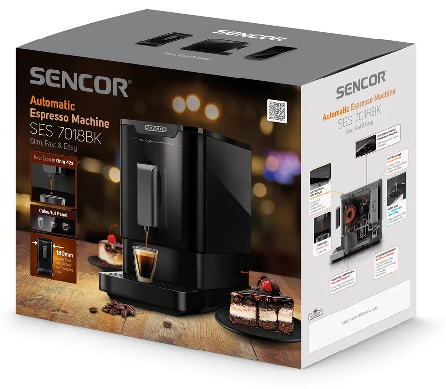 Sencor SES 7018BK automatický kávovar Espresso