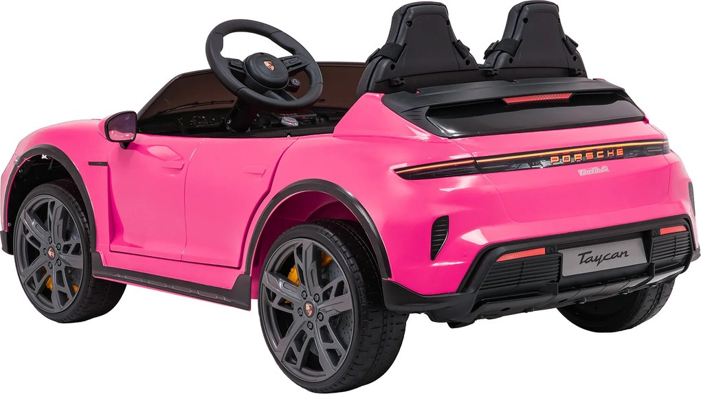 Ramiz Porsche Taycan Turbo S vozidlo Ružová