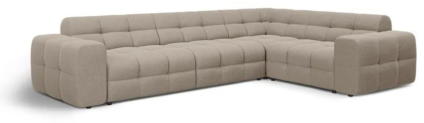 Hnedá rohová pohovka (pravý roh/do L) Kendal – Micadoni