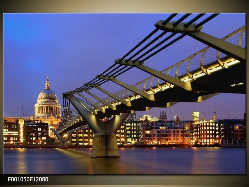 Obraz na plátne Most Millenium v Londýne, Obdĺžnik 120x80cm 87,92 €