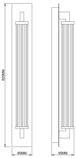 Zuma Line 003064-034744 - LED nástenné svietidlo DORIA LED/13W/230V zlaté