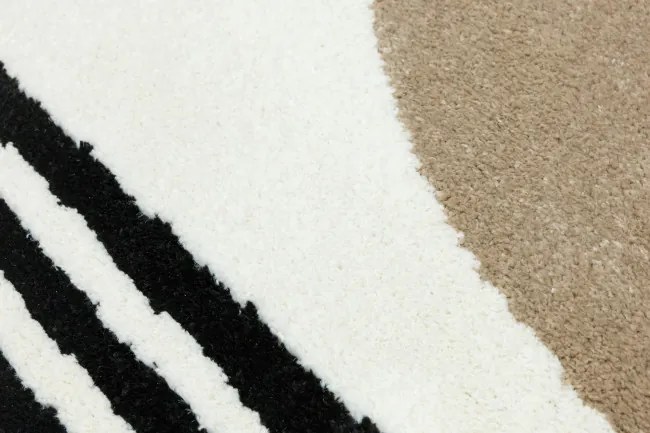 Koberec CLARA 02923A krémový / hnedý